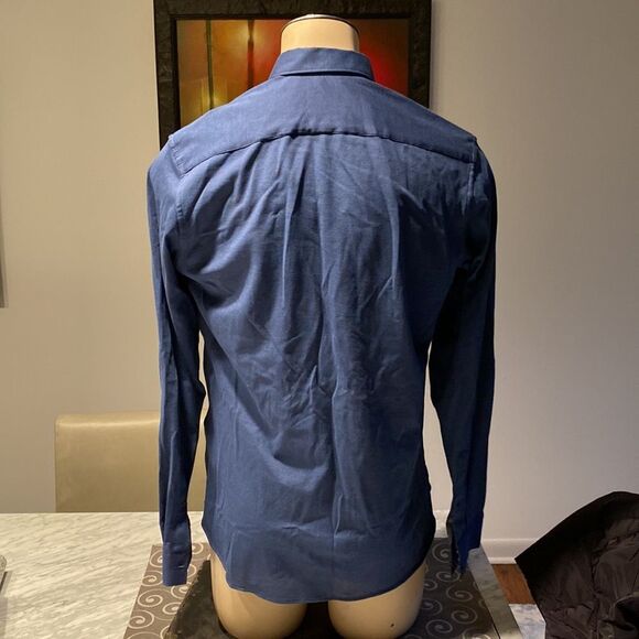 Ted Baker 4 Button Down Dress Shirt Chest Pocket - Picture 4 of 6